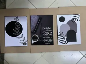 Set of 3 Christian Themed Wall Hanging Wall Art
