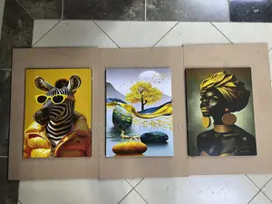 Afro-Modern 3 Piece Wall Hanging Set Wall Art
