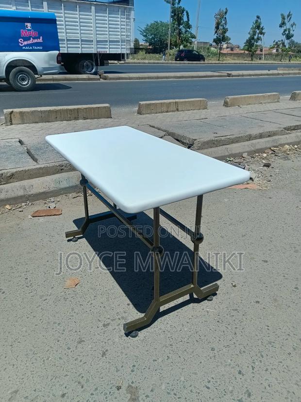 Restaurant Table, 4 Ft by 2 Ft, White - thumbnail 2