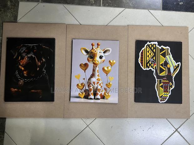 Beautiful Wall Hanging Set of 3 A3 Size