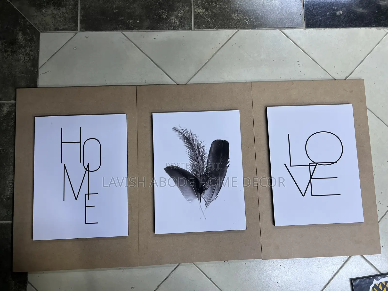Home Love Wall Hanging Set of 3 A3 Arts