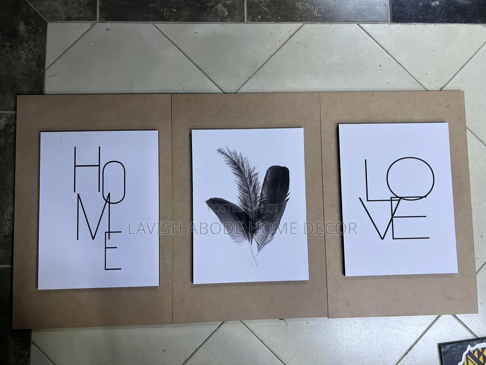 Home Love Wall Hanging Set of 3 A3 Arts
