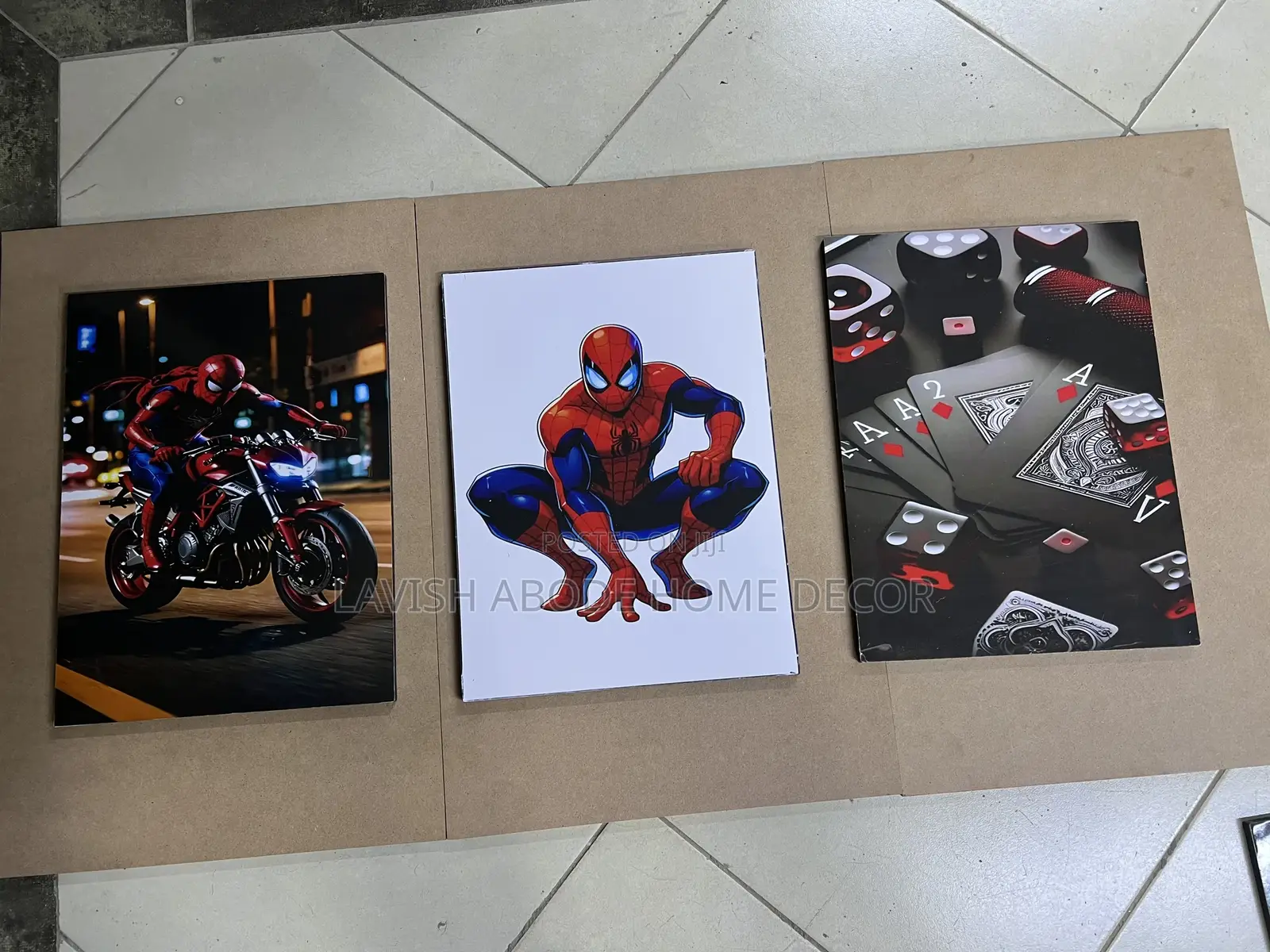 Spiderman Gaming Wall Hanging 3 Wall Arts