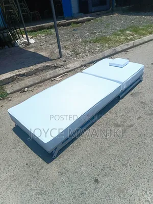 White Foldable Massage Bed