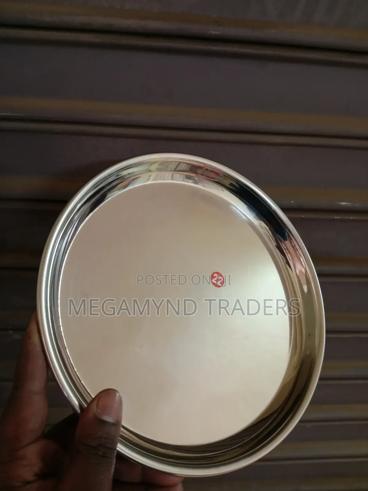 Church Holy Communion Bread Plate/Stainless Plate From India