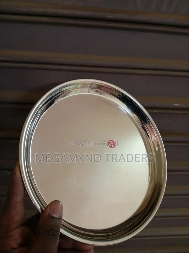 Church Holy Communion Bread Plate/Stainless Plate From India - thumbnail 2