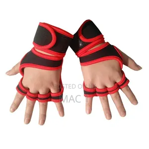 Gym Workout Gloves Wrist Support Half-Finger Weightlifting