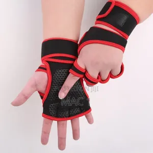 Gym Workout Gloves Wrist Support Half-Finger Weightlifting