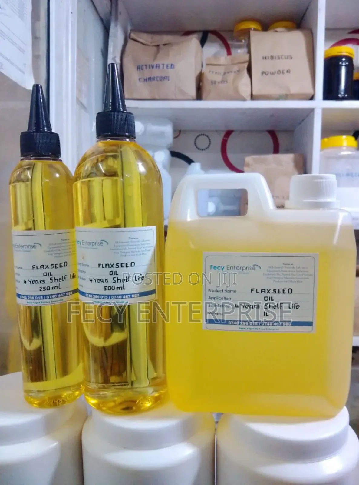 Flax Seed Oil – (100% Natural Cold-Pressed) Pure Organic Carrier Oil