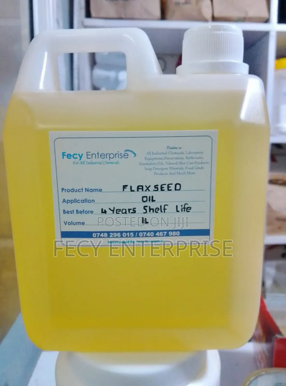Flax Seed Oil – (100% Natural Cold-Pressed) Pure Organic Carrier Oil