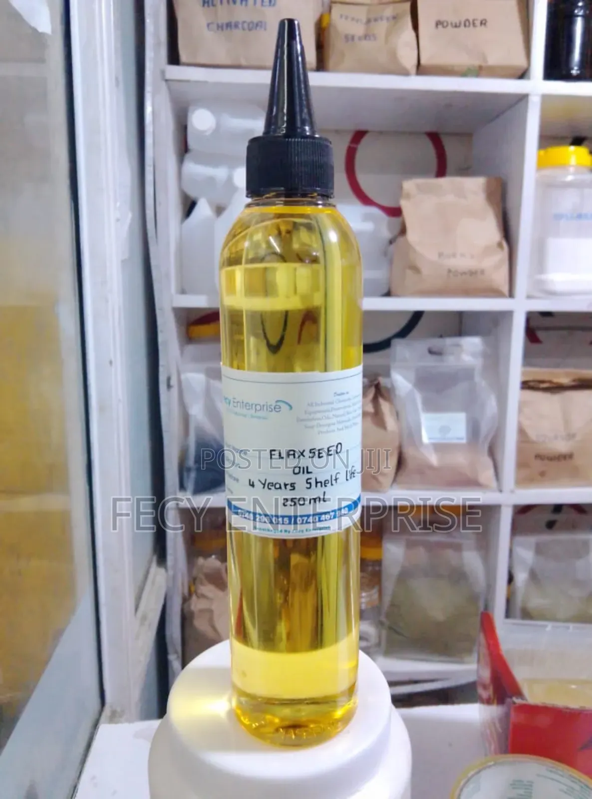 Flax Seed Oil – (100% Natural Cold-Pressed) Pure Organic Carrier Oil