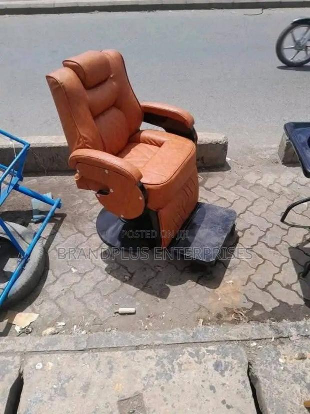 Brown Barber/Kinyozi Seat - main view