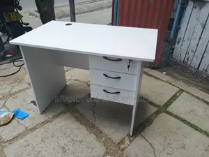 All White Office/Study Desk