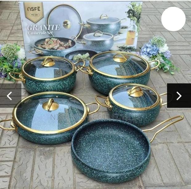 Classy Granite Cookware Set - main view