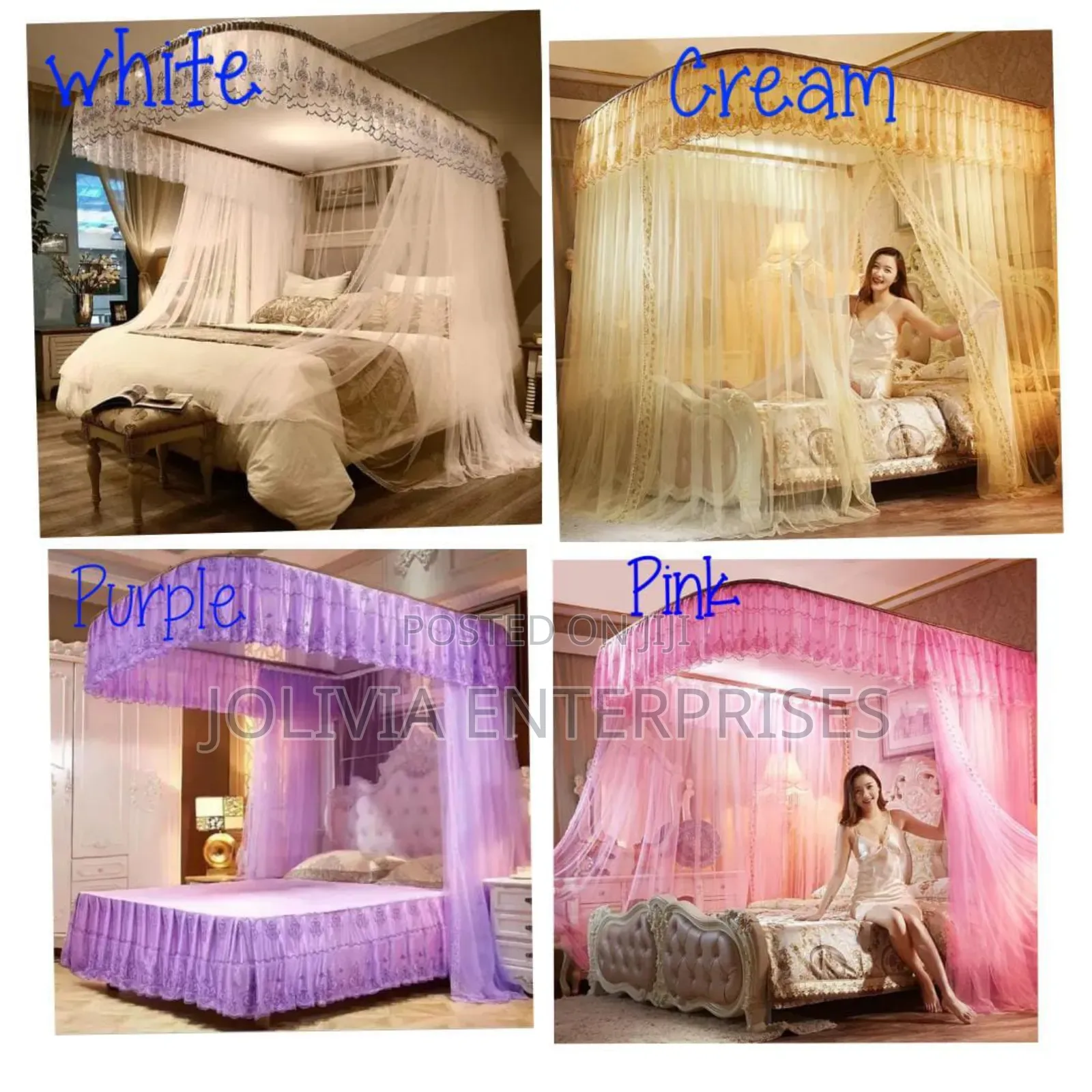 Two Stand Rail Mosquito Nets