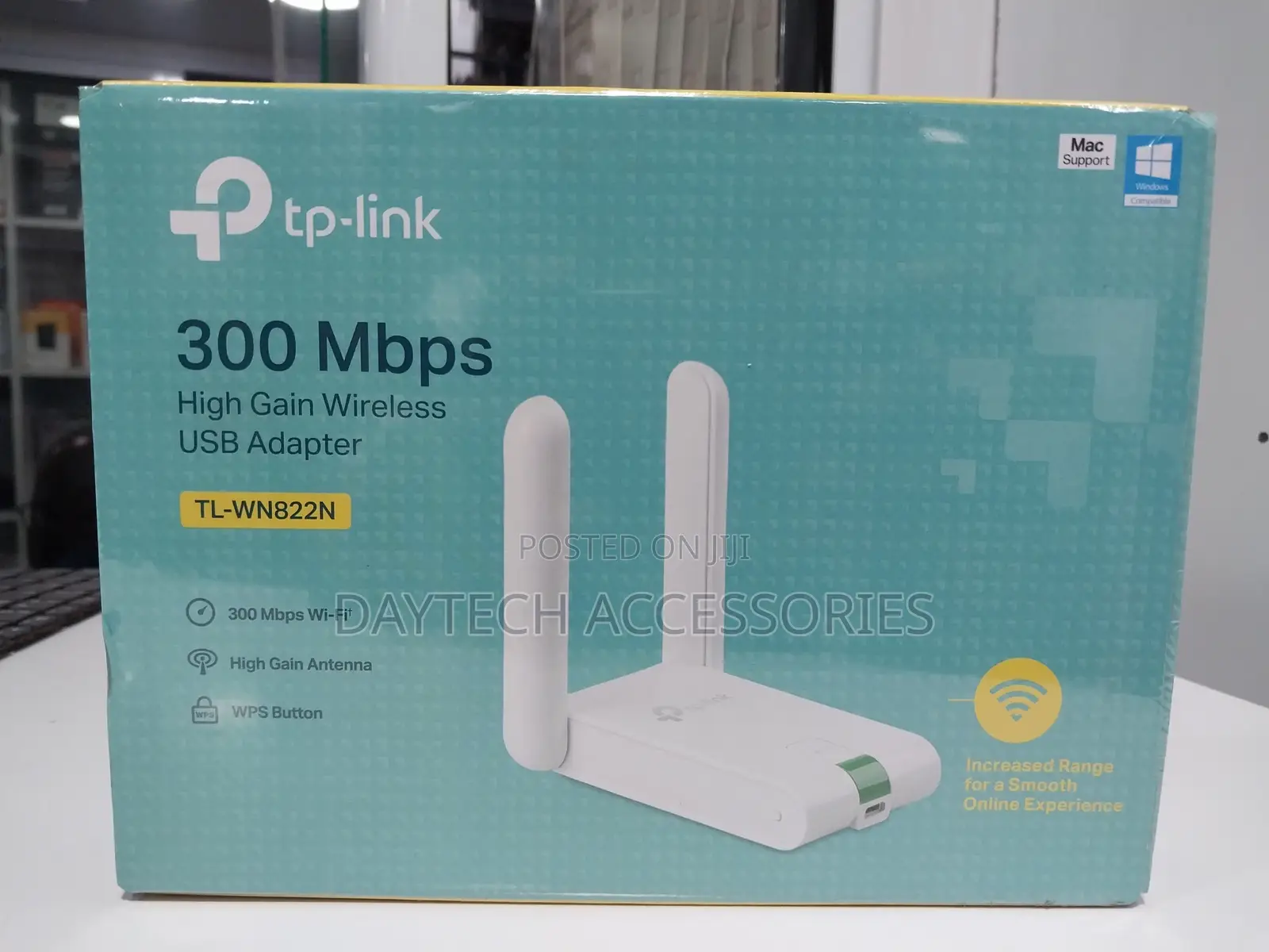 Tp-Link Usb Wifi Dongle 300mbps Gain Wi-Fi Adapter Tl-Wn822n
