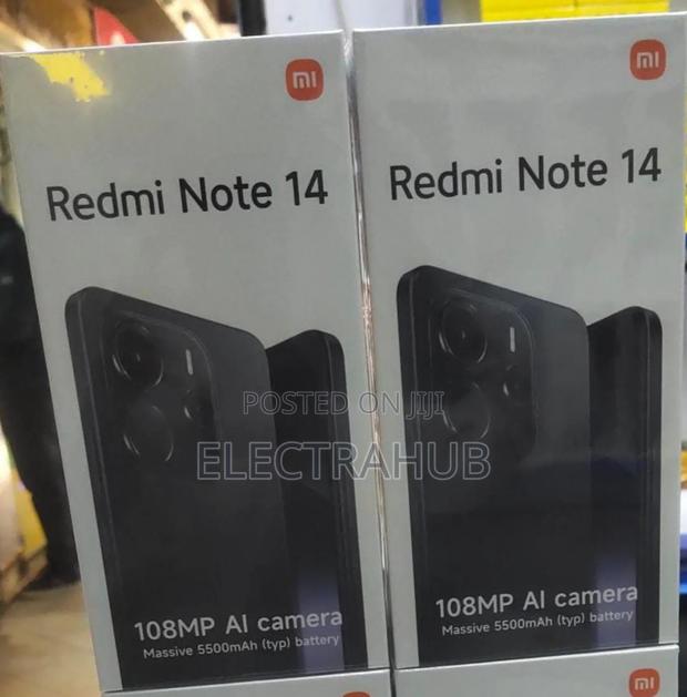 New Xiaomi Redmi Note 14 256 GB Black - thumbnail 2