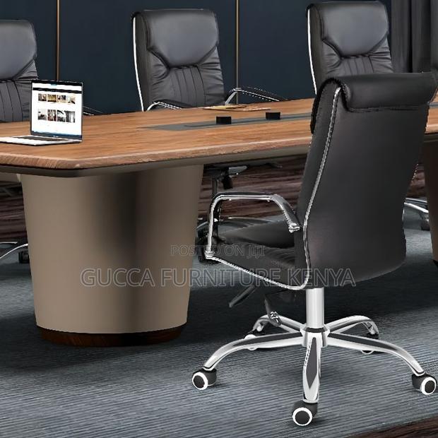 Office Chairs: Office Luxurious Hideskin Study Chair - thumbnail 2