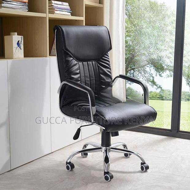 Office Chairs: Office Luxurious Hideskin Study Chair - thumbnail 3