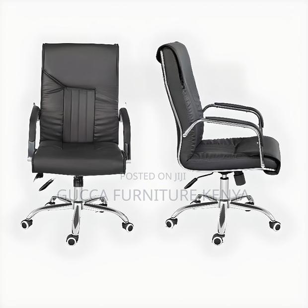 Office Chairs: Office Luxurious Hideskin Study Chair - thumbnail 6