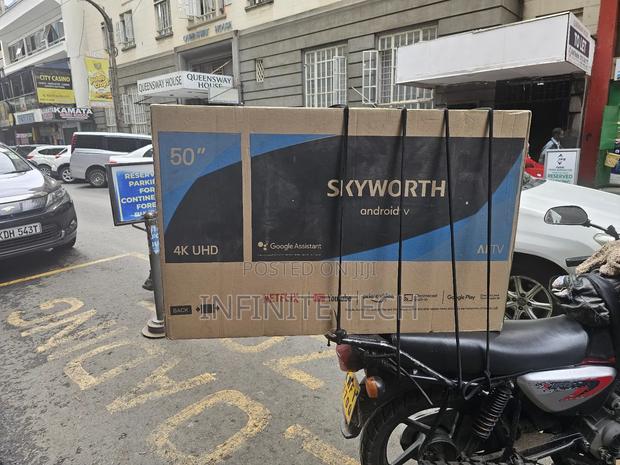 Skyworth 50 Inch Frameless 4k Ultra Hd Smart Android Tv - thumbnail 3