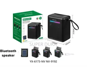 Newvew Wireless Speaker.Nv 9192 Rechargeable Radio