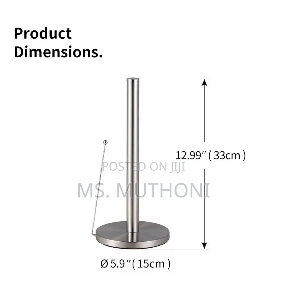 Stainless Steel Rustfree Paper Towel Holder \