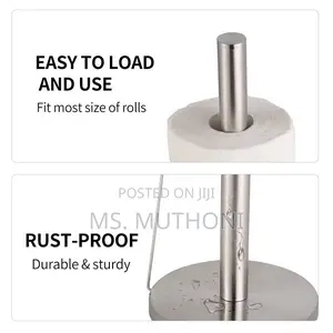Stainless Steel Rustfree Paper Towel Holder \