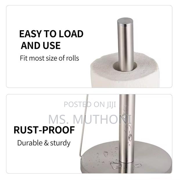 Stainless Steel Rustfree Paper Towel Holder \ - thumbnail 5