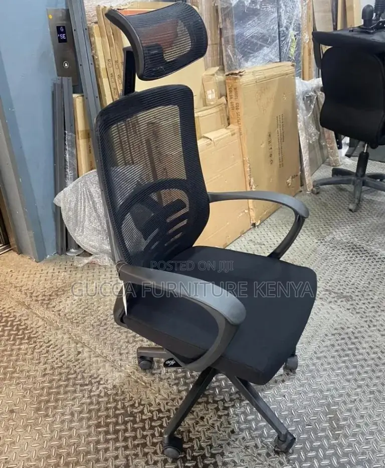 Office Chairs: Ergonomic Office Chair With 5 Star Nylon Base