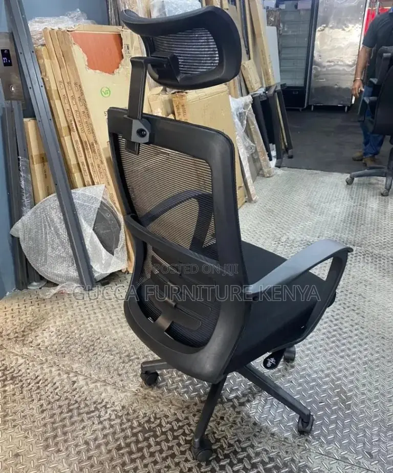 Office Chairs: Ergonomic Office Chair With 5 Star Nylon Base