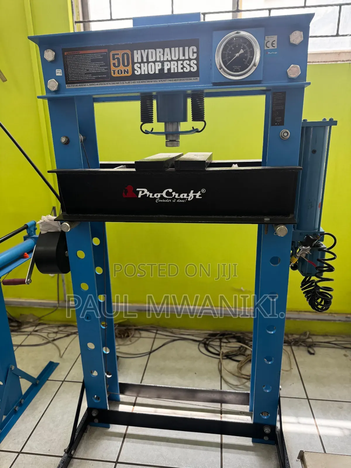 50 Tonne Hydraulic Shop Press