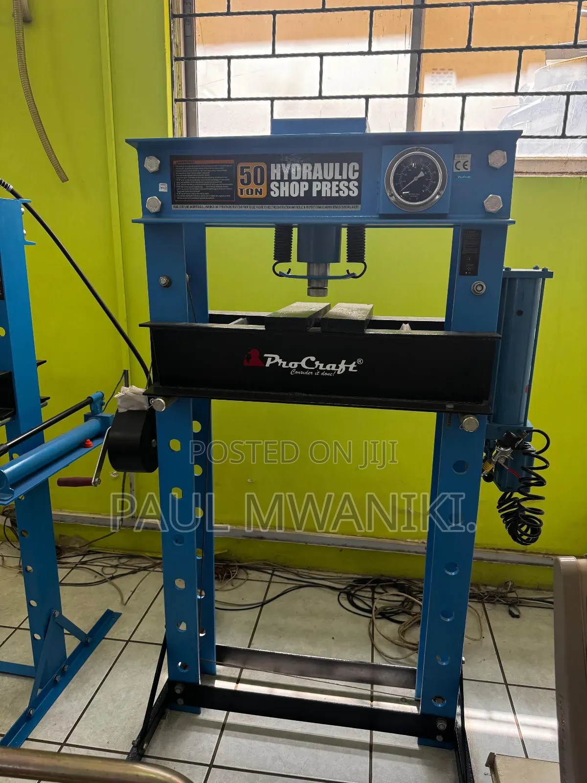 50 Tonne Hydraulic Shop Press