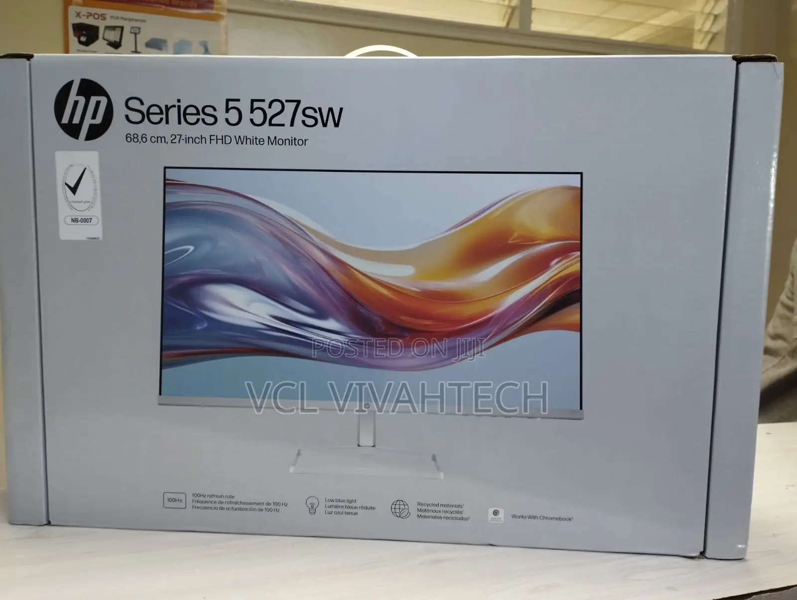 Hp Series 5 27 Inch FHD White Monitor - 527sw 100hz