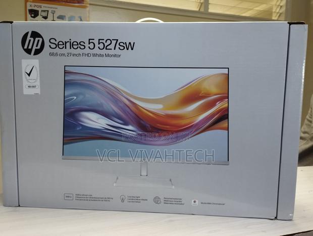 Hp Series 5 27 Inch FHD White Monitor - 527sw 100hz - main view