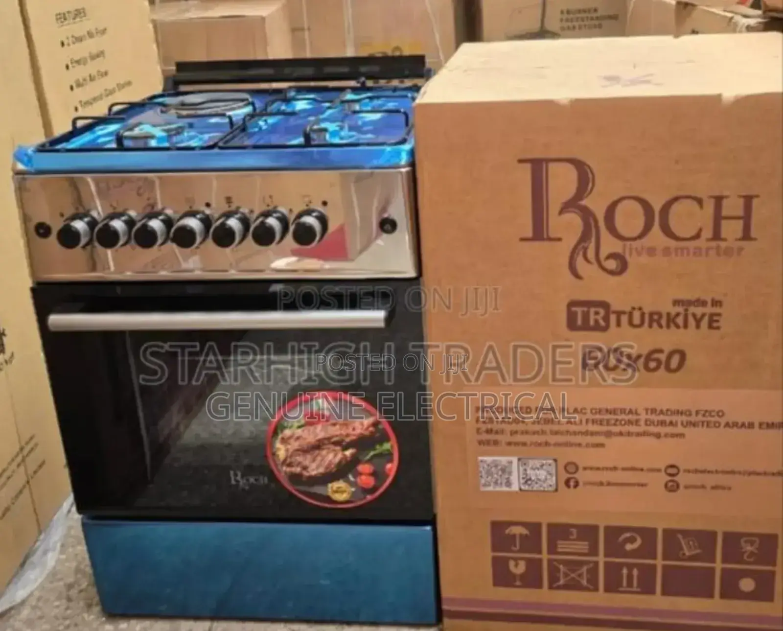 Roch 3gas +1 Electric Standing Cooker