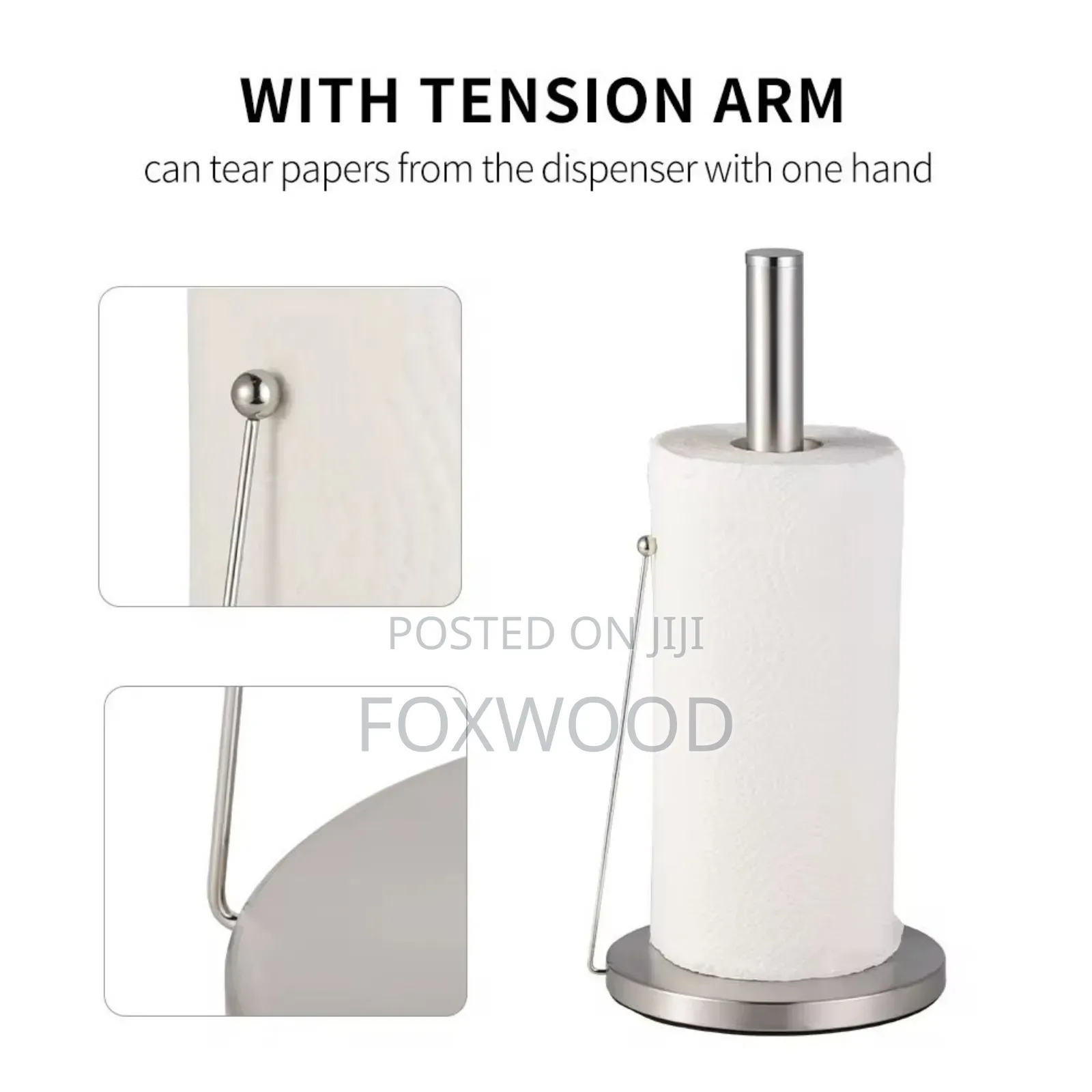 Stainless Steel Rustfree Paper Towel Holder