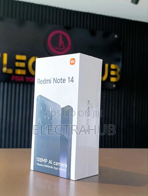 New Xiaomi Redmi Note 14 256 GB Black - main view