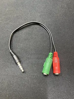 3.5mm Audio to Microphone and Audio Cable