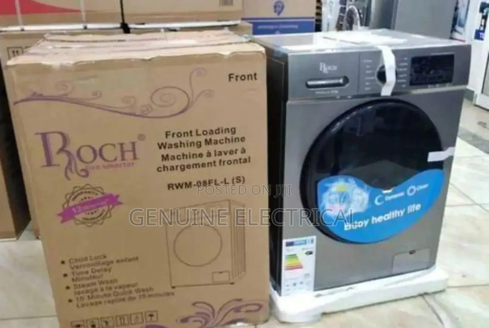 Roch RVM-08fl-L 8kg Front Load Automatic Washing Machines