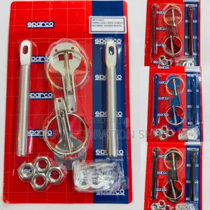 Silver Universal Bonnet Safety Pin Lock