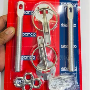Silver Universal Bonnet Safety Pin Lock