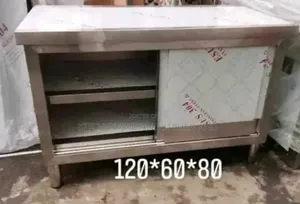 Medium Stainless Steel Kitchen Cabinet