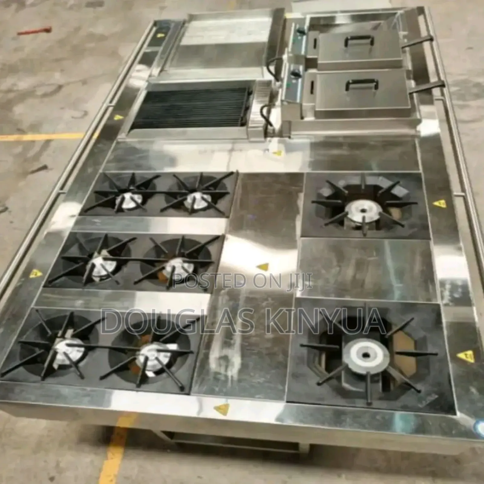 Commercial Kitchen Combined Cooking Range/Unit.