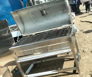 Closed Cylindrical Outdoor Choma Grill