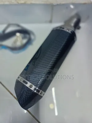 Black Akrapovic Exhaust