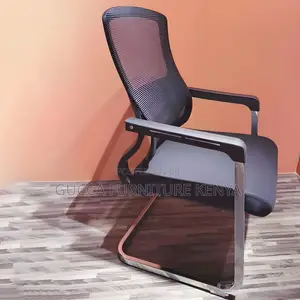 Office Chairs:Ergonomic Office Chair Midback No Wheels Chair