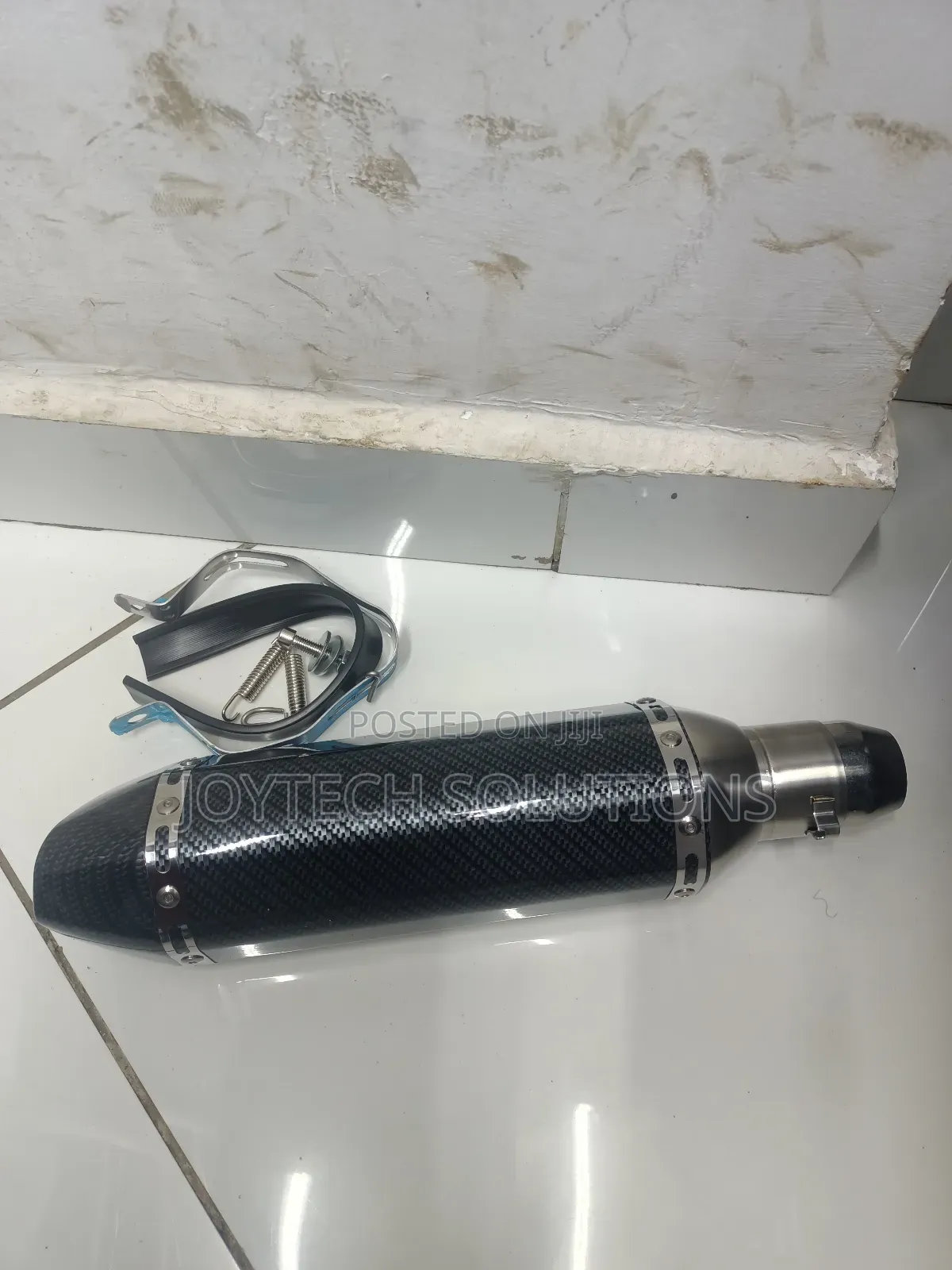 Black Akrapovic Exhaust