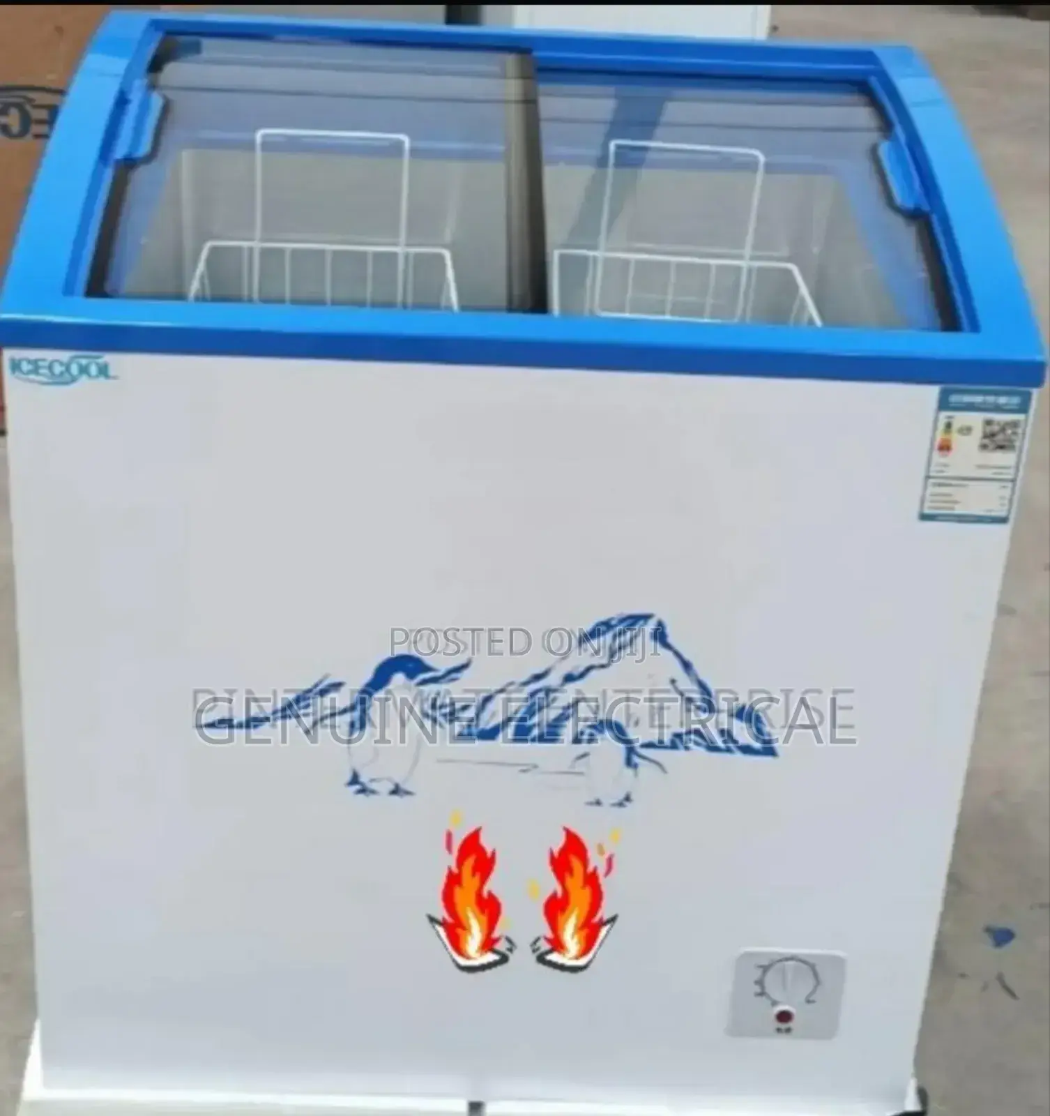 Ecomax 159litres Display Freezer