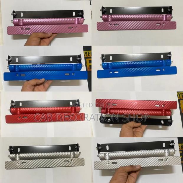 Adjustable License Plate Frame Holders - main view